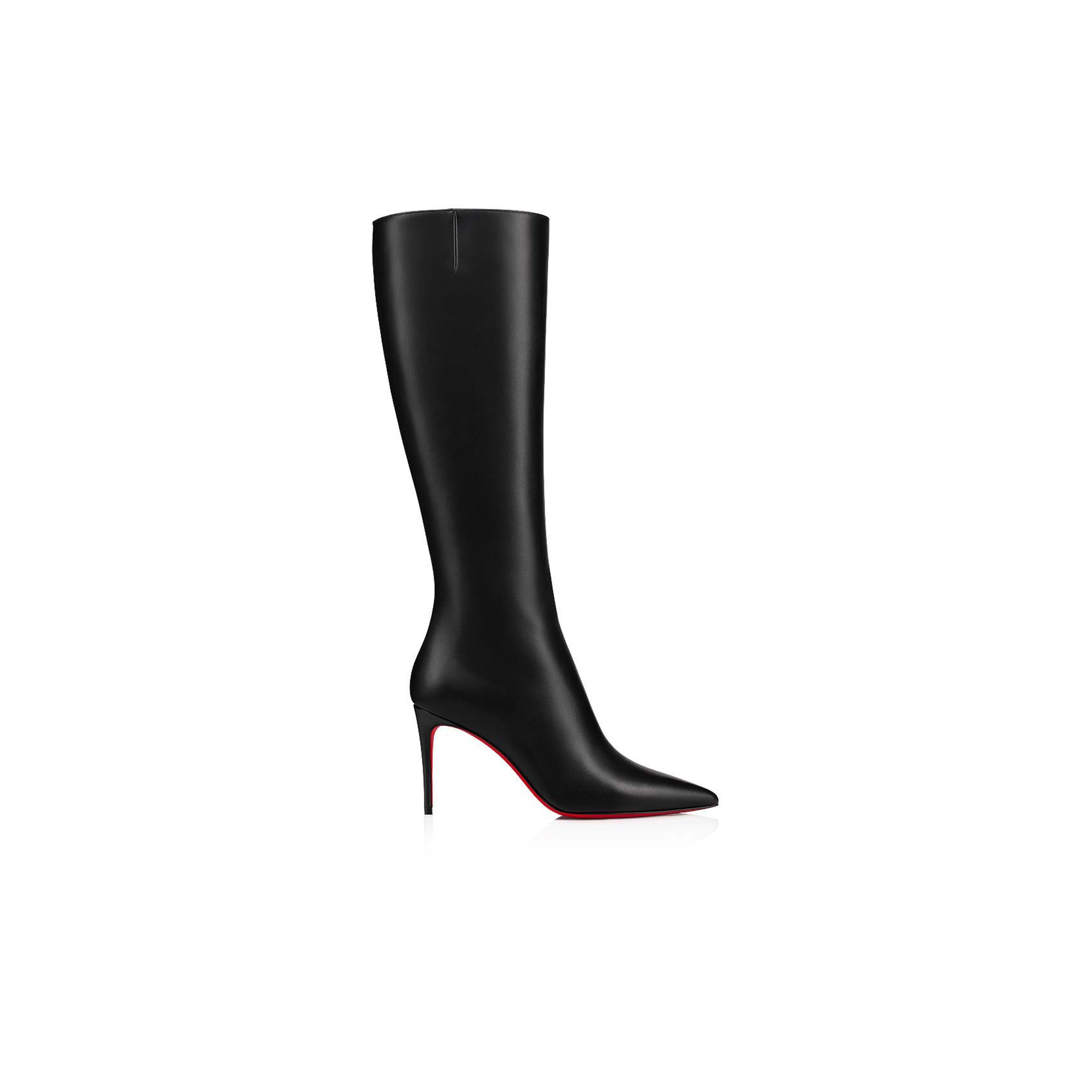 CHRISTIAN LOUBOUTIN KATE BOTTA 85 MM BOOTS-CALF LEATHER-BLACK-WOMEN 3211152BK01 CHRISTIAN LOUBOUTIN KATE BOTTA 85 MM BOOTS-CALF LEATHER-BLACK-WOMEN 3211152BK01